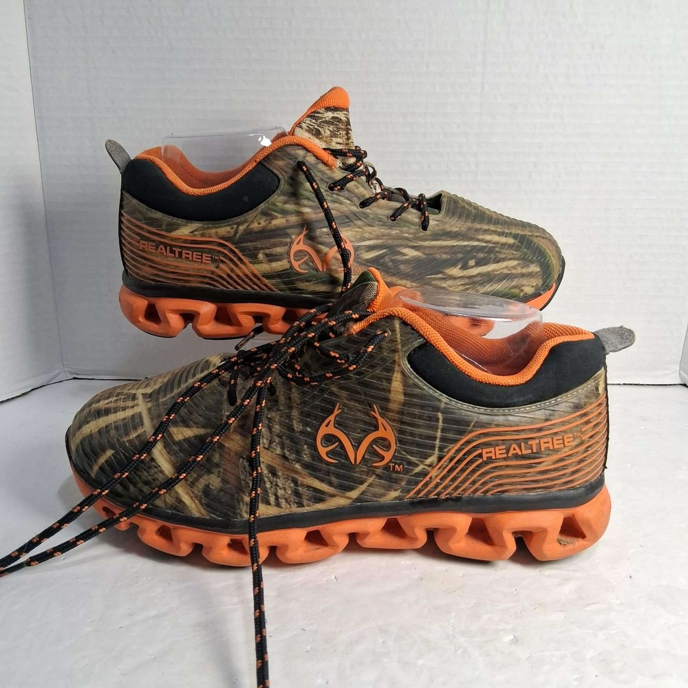 Realtree Constrictor Men's Size 8‎ 4E Camo Orange Athletic Shoes